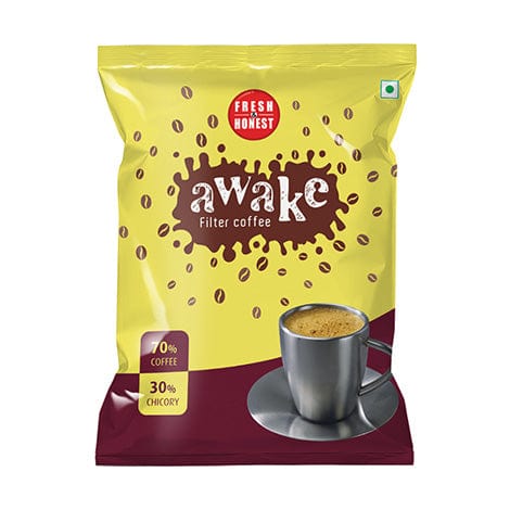 Lavazza Ground coffee 500gms / Filter coffee FRESH & HONEST Awake Filter Coffee Powder 70: 30 Blend-500g