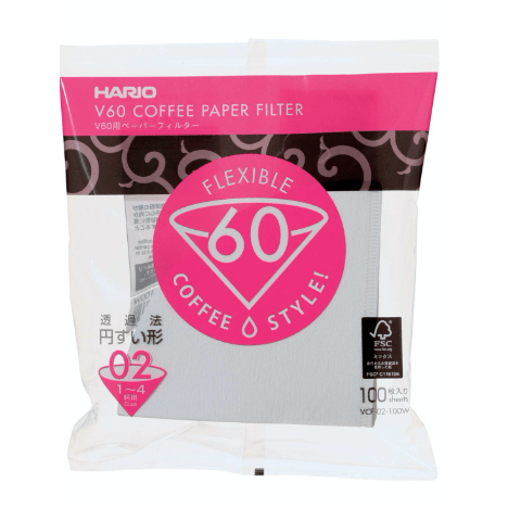 Hario Filter Paper - Bleached - Something's Brewing