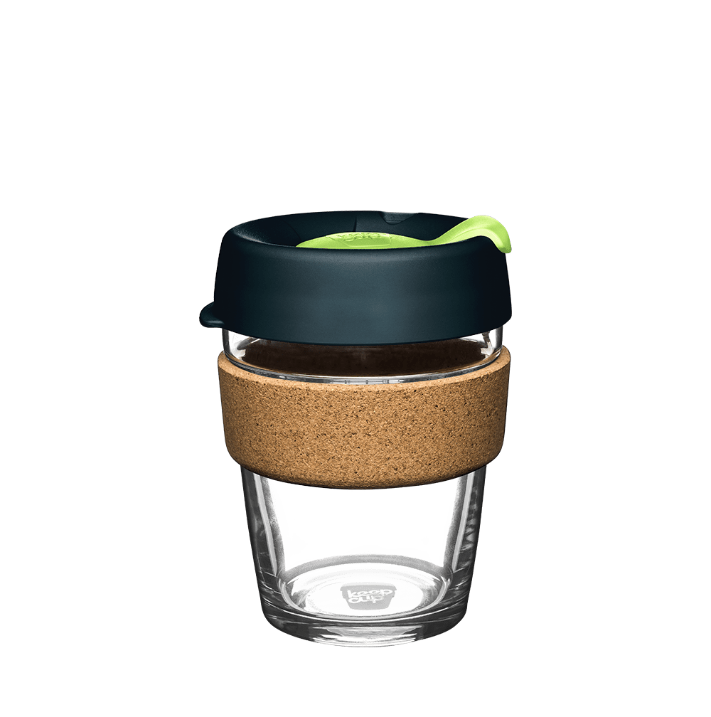 Keep Cup Brew Cork Glass Cup - Something's Brewing