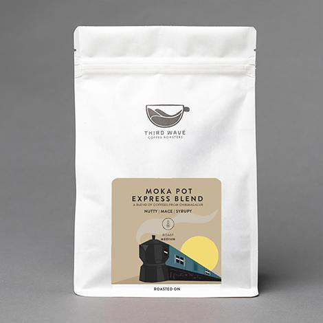 Third Wave Roaster Ground And Whole Coffee Third Wave Coffee Moka Pot Express Blend – A blend of coffees from Chikmagalur