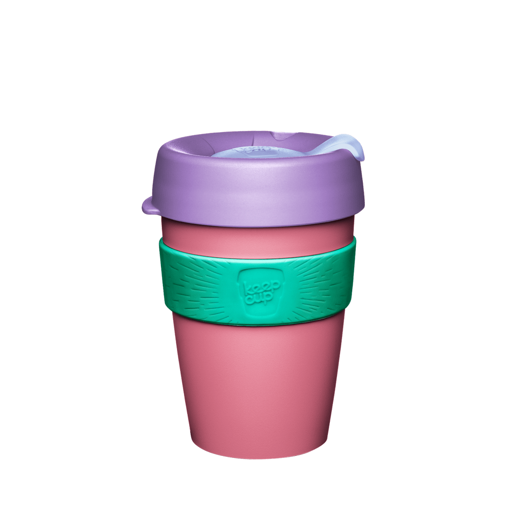 Somethings Brewing Store Keep Cup Original - 12oz Travel mug | Rose | Black | Ferm